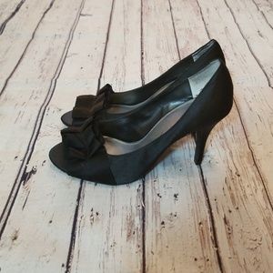 APT. 9 | Black Satin Heels Size 7